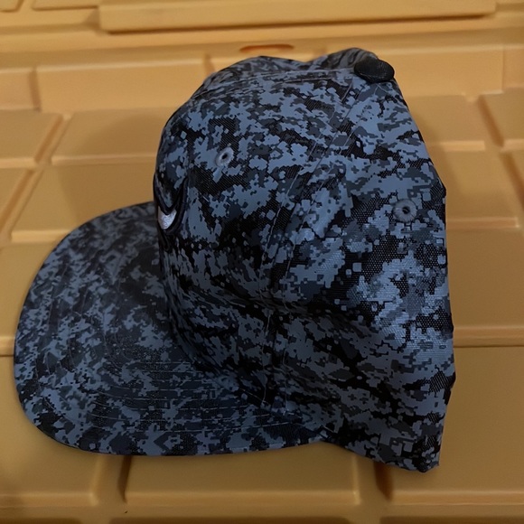 Mitchell & Ness Chicago Bulls Blue Camouflage snapback, Brand new - Picture 2 of 4